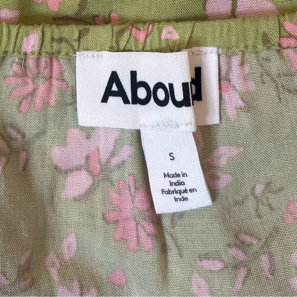 Abound Green Floral Side Tie Cami Tank Small NWOT - Picture 5 of 5